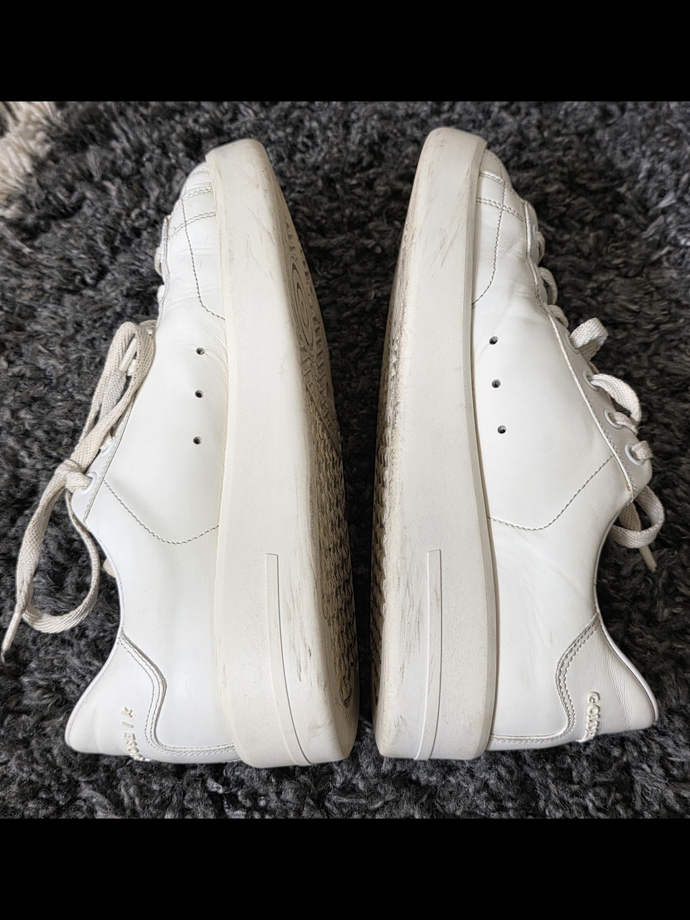 Golden Goose White Leather Sneaker Interior Tag Detail Size 37 - Picture 3 of 10